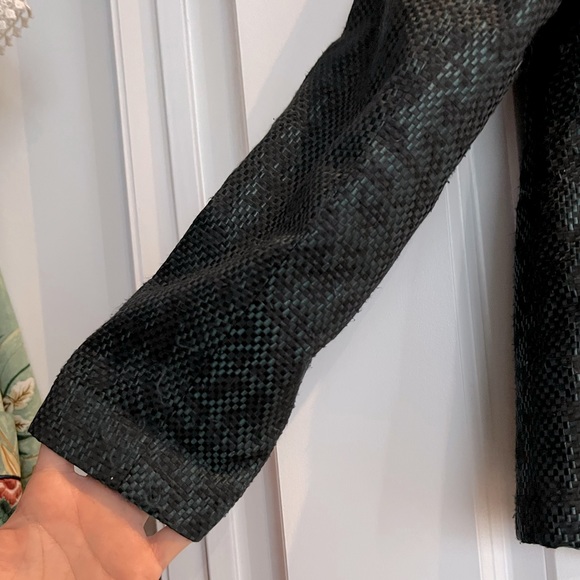 (5 for $25) Black and greet patterned blazer - Picture 7 of 7